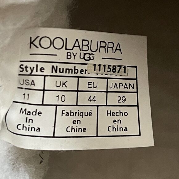 Men’s Koolaburra by UGG Men's Graisen Gray Slipper (1115871) Size 11 Casual - Picture 11 of 12